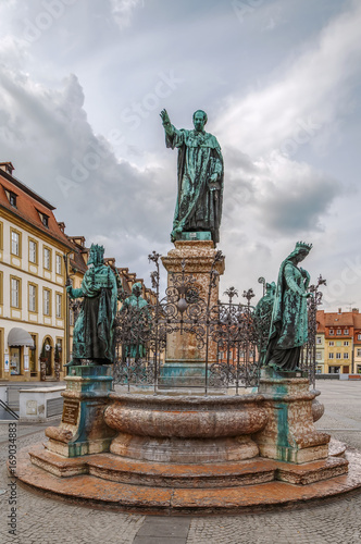 Maximilian fountain, Bamberg, Germany