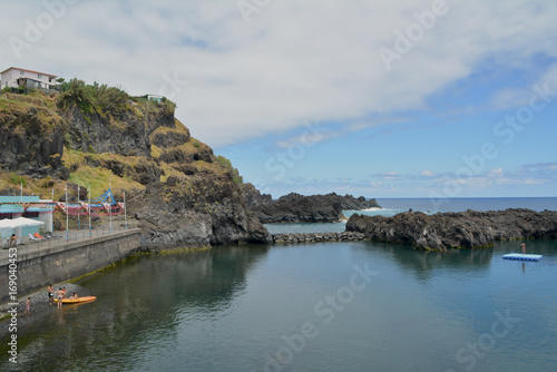 Natural marine pools and nautic club, porto moniz  ,Madeira
