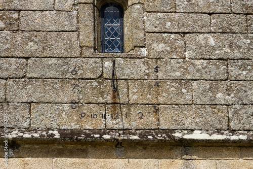 Cotehele Sundial on Wall
