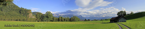 Allgäu - Landschaft - Aktiv - Urlaub - Radfahren - Natur - Burgberg - Grünten - Sommer - Panorama