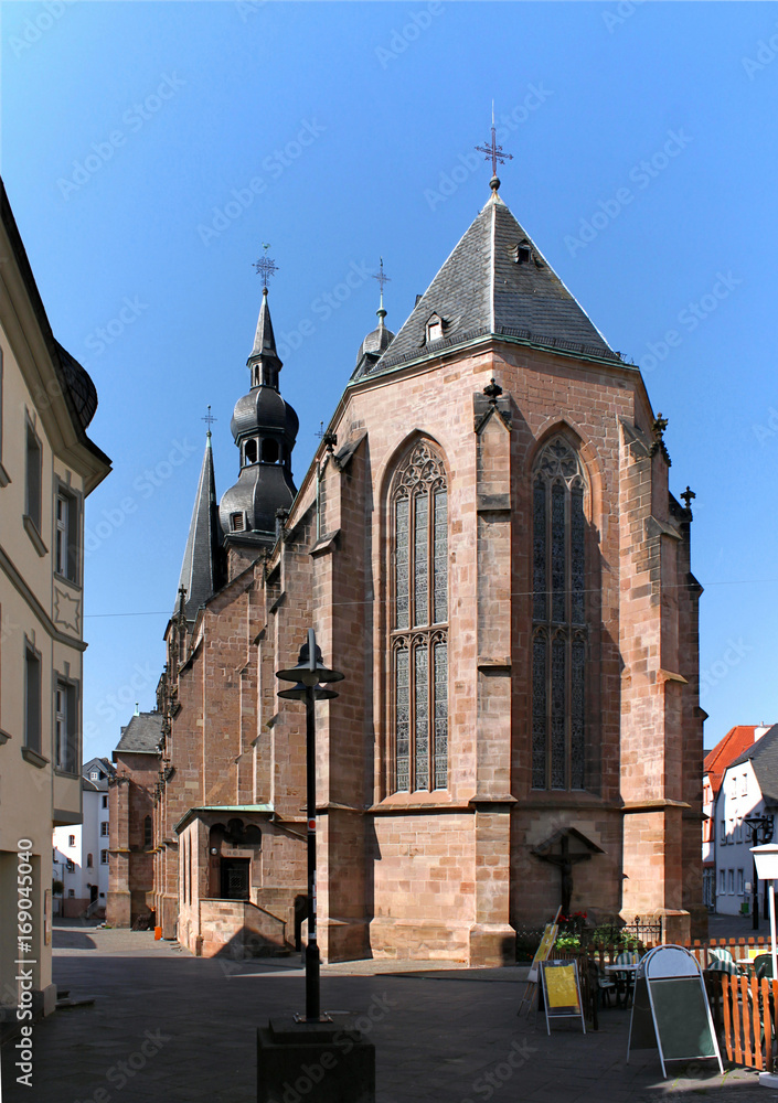 Stadtkirche in St. Wendel, Saarland StockFoto Adobe Stock