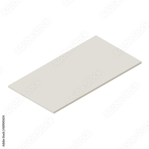 Drywall icon, isometric 3d style