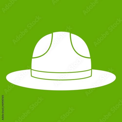 Canadian hat icon green