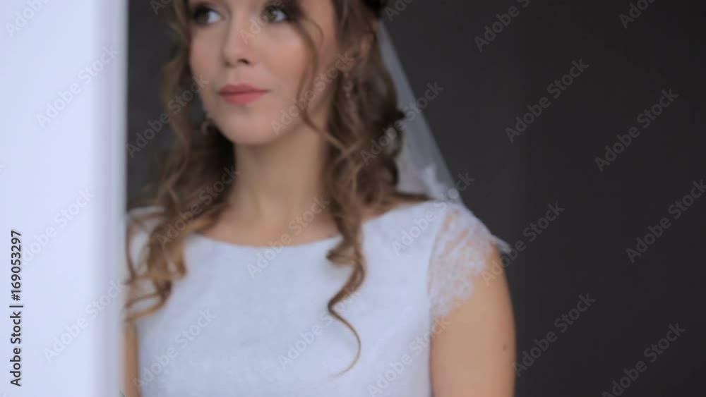 bride is holding a wedding bouquet. couples, tenderness love bride is holding a wedding bouquet. couples, tenderness love