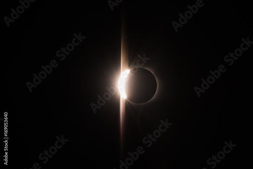 Solar Eclipse Diamond Ring