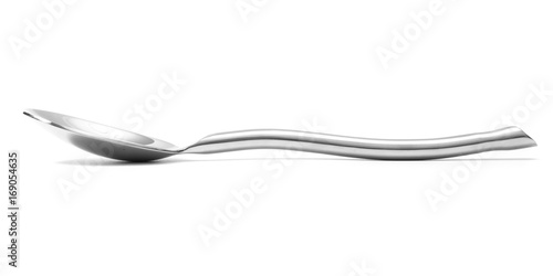 beautiful spoon Stainless steel isolated