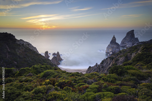 Ursa Beach, A long exposure image of this beautiful portuguese beach