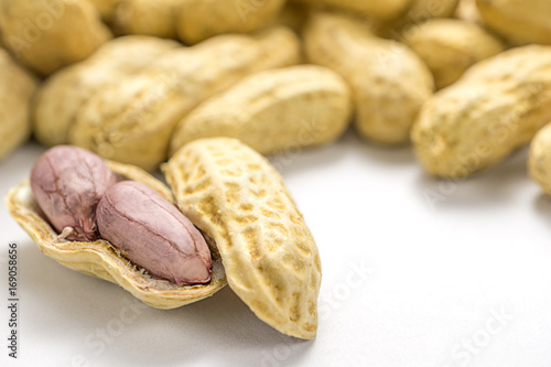 Wallpaper Mural background of close up photo peanuts seed in shell Torontodigital.ca
