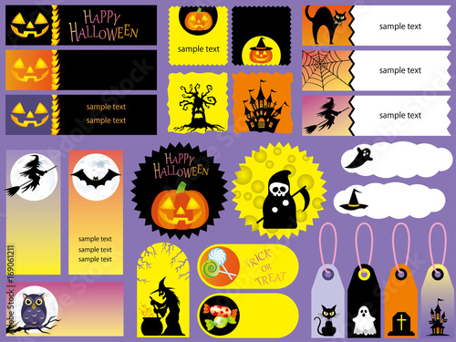 ハロウィーン　インデックスセット