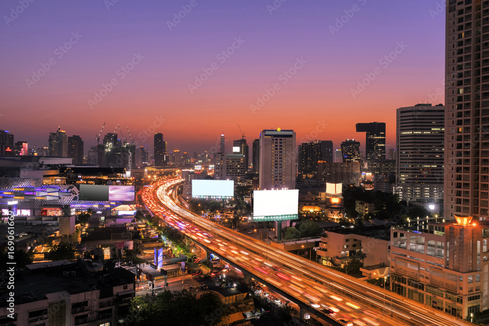 skyline city scape bangkok