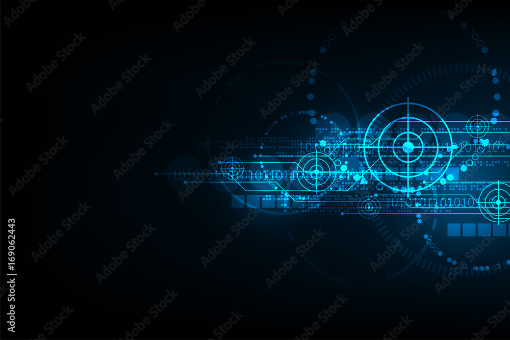 Vector abstract background technology concept.