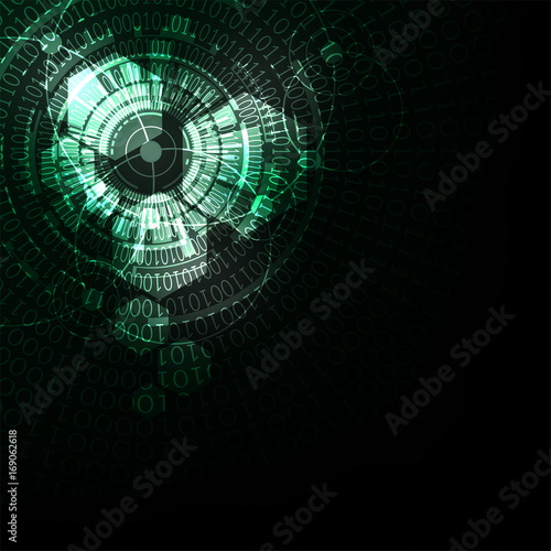 Wallpaper Mural Vector abstract background technology concept. Torontodigital.ca