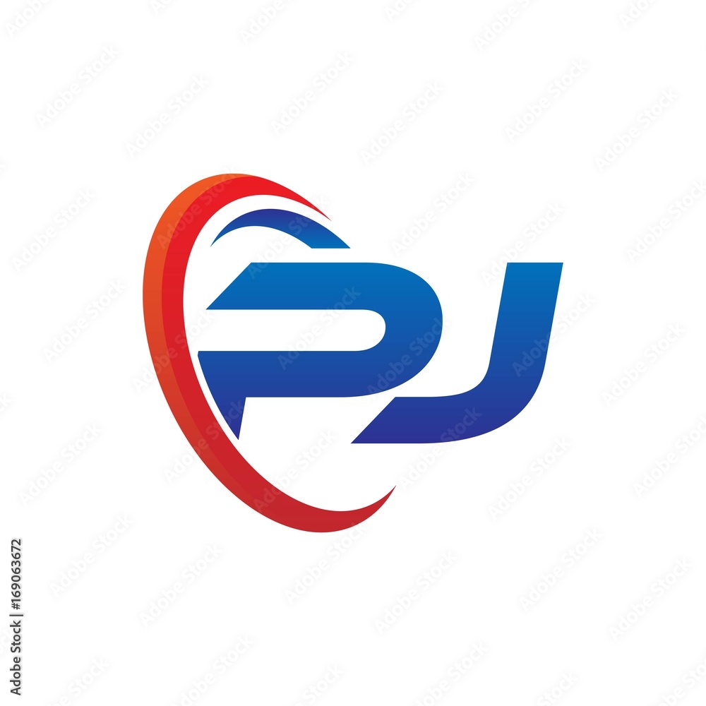 modern dynamic vector initial letters logo pz with circle swoosh red blue modern dynamic vector initial letters logo pz with circle swoosh red blue