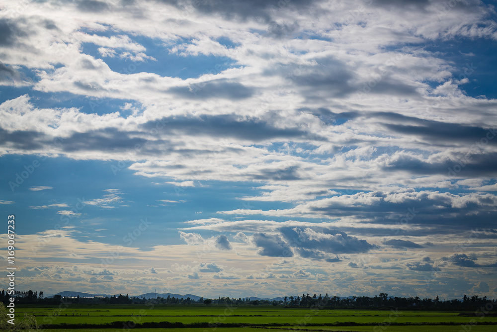 Deep blue sky and clouds, white cloud. Deep blue sky and clouds, white cloud.