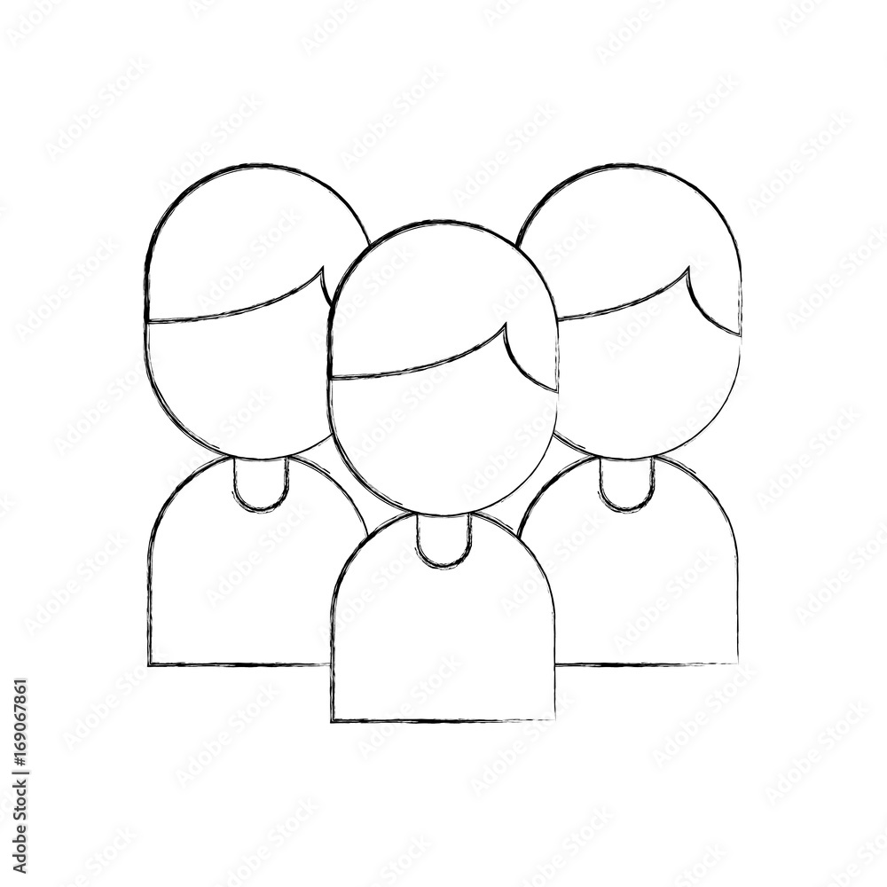 teamwork people avatars icon vector illustration design teamwork people avatars icon vector illustration design