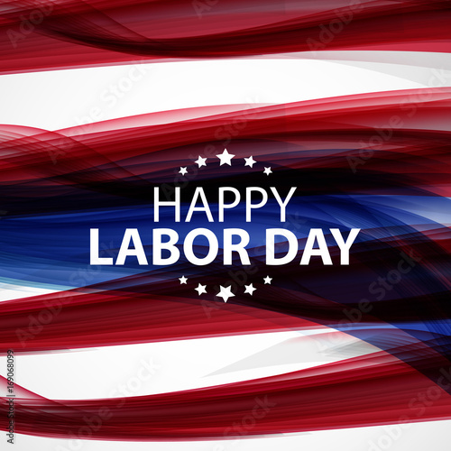 Happy Labor Day Poster Vector Illustration
