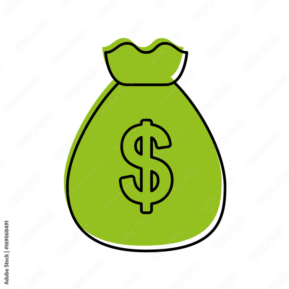 money bag isolated icon vector illustration design money bag isolated icon vector illustration design