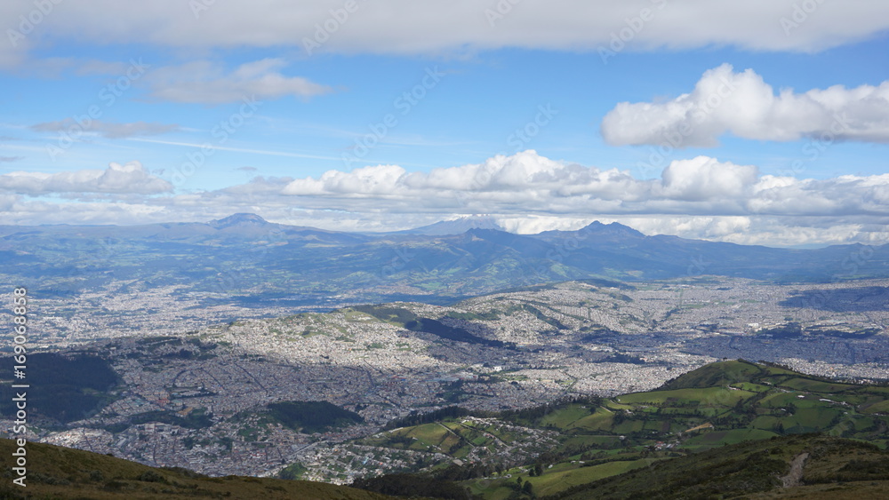 Quito vu d'en haut