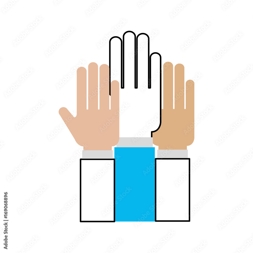 hands human teamwork icon vector illustration design hands human teamwork icon vector illustration design