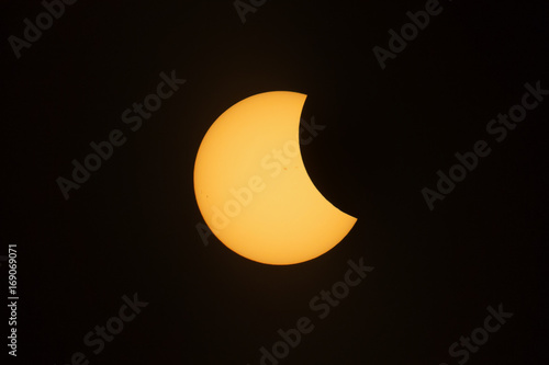 Partial Solar Eclipse in North Carolina, Aug 21, 2017