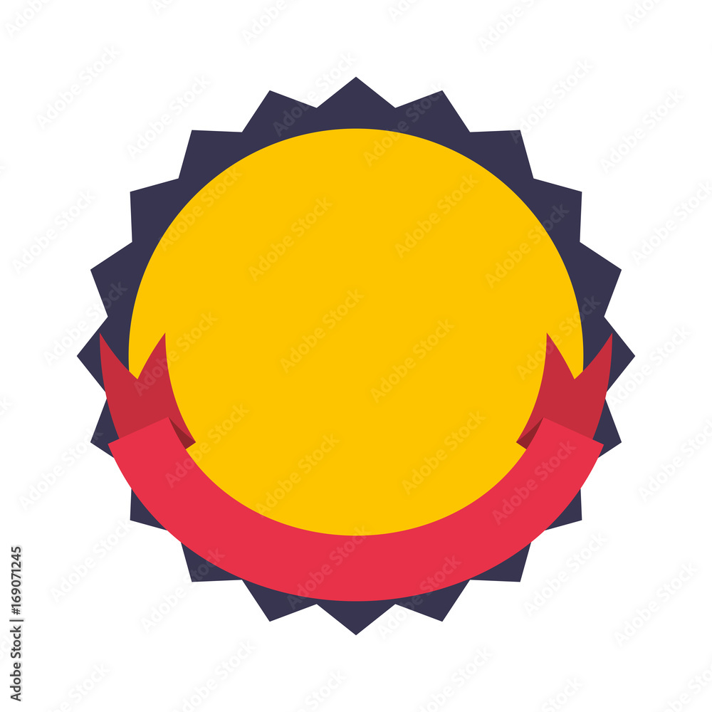 stamp with ribbon icon vector illustration design stamp with ribbon icon vector illustration design