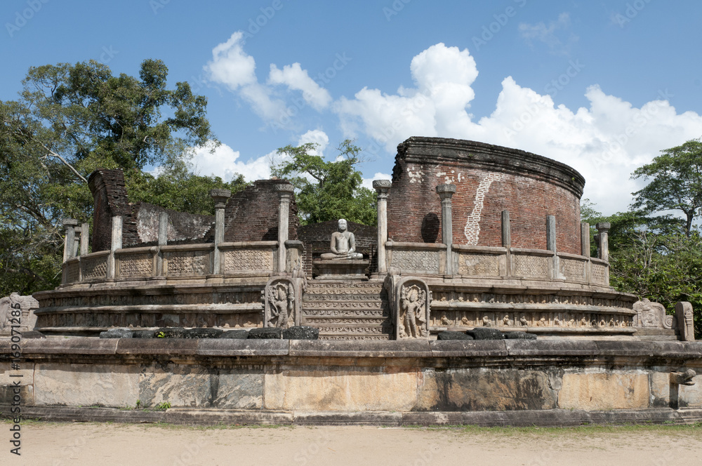 Archeological site of Polonnaruwa in Sri Lanka Archeological site of Polonnaruwa in Sri Lanka