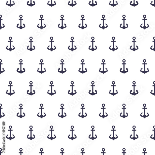 anchor maritime pattern background vector illustration design