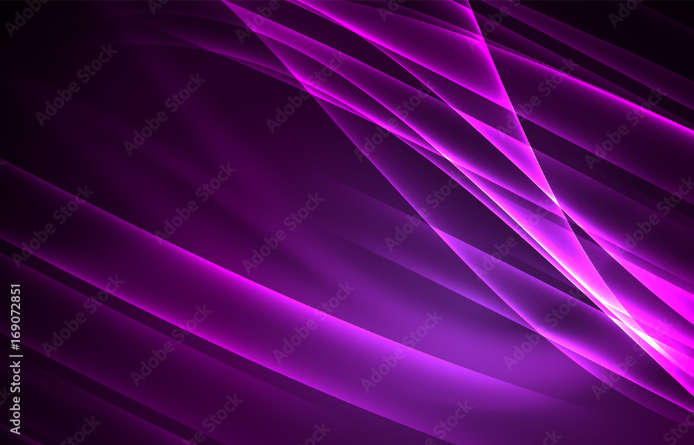 Vector polar lights concept background Vector polar lights concept background