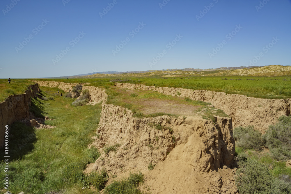 Cliff at Carrizo Plain