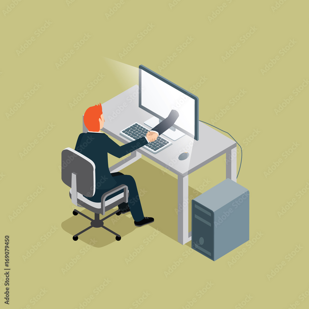 business technology success with handshake business technology success with handshake