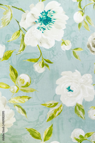 Vintage floral fabric
