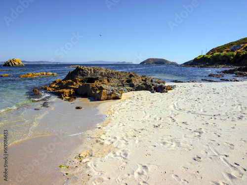 Playa en la Isla de Ons / Beach on the Island of Ons. A Coruña. Galicia photo