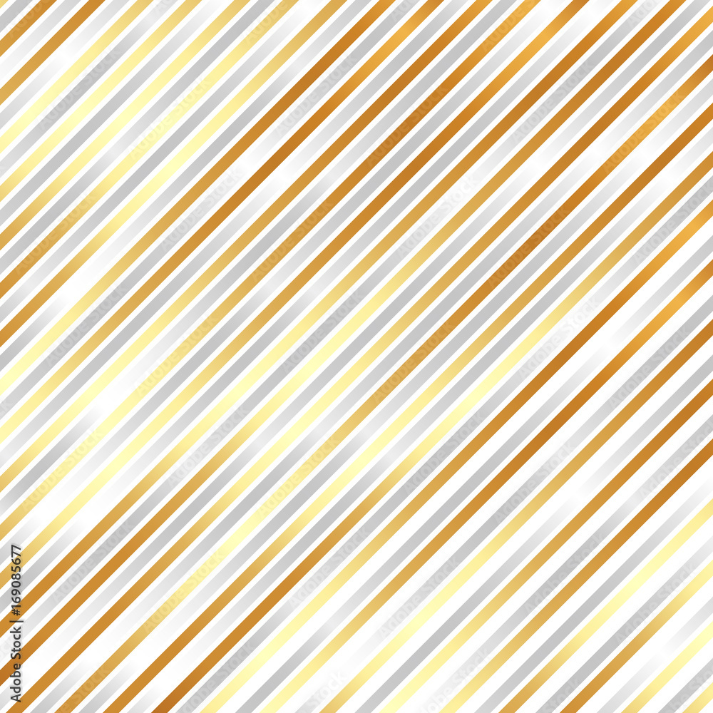 Striped diagonal silver and golden color background, Abstract vector Striped diagonal silver and golden color background, Abstract vector