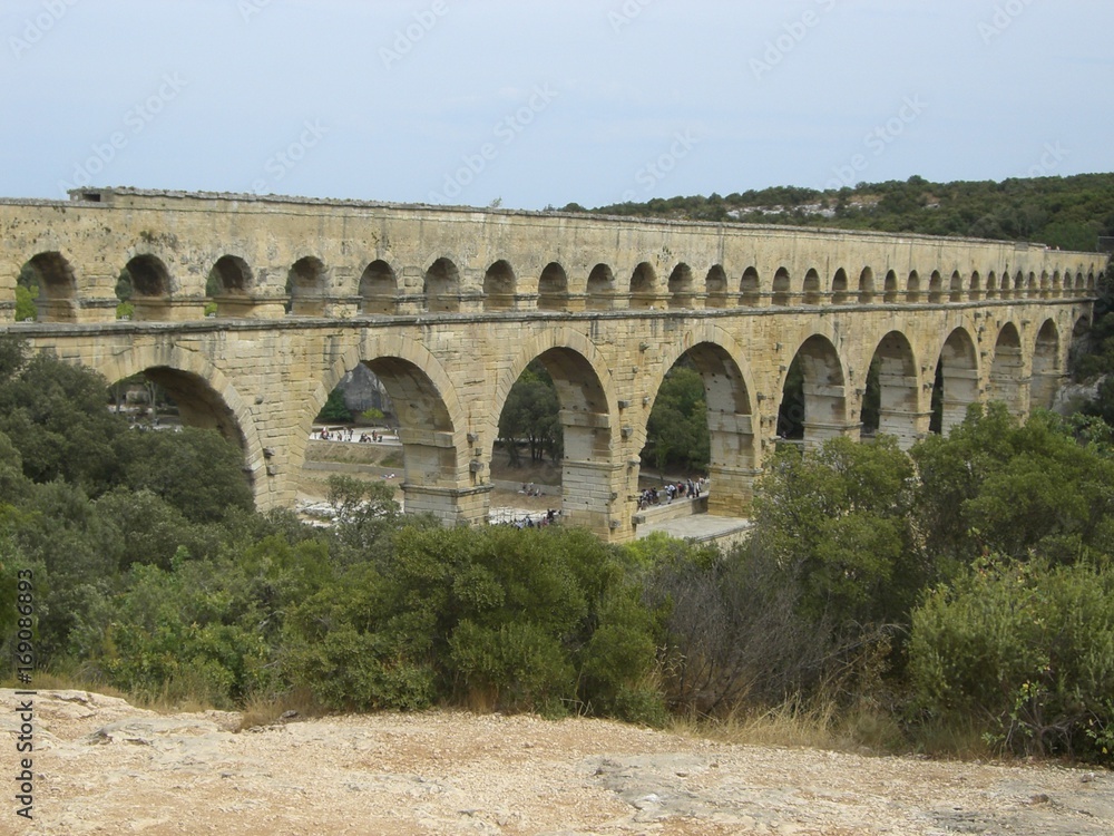 Obraz premium Pont du Gard, France