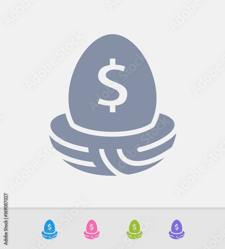Nest & Egg - Granite Icons. A professional, pixel-perfect icon designed on a 32x32 pixel grid and redesigned on a 16x16 pixel grid for very small sizes.