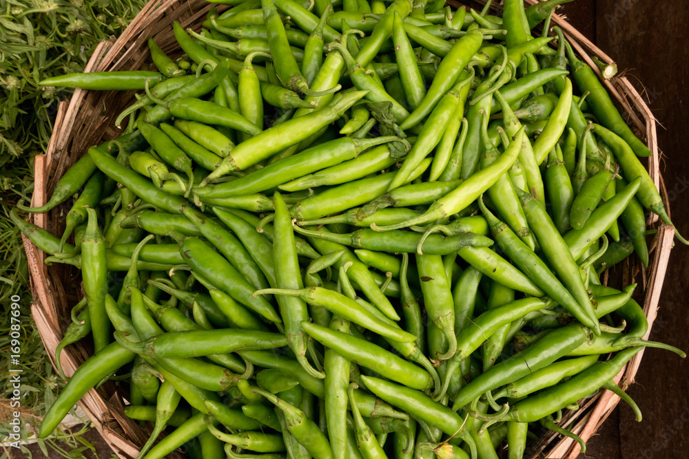 India-Green Chillies India-Green Chillies