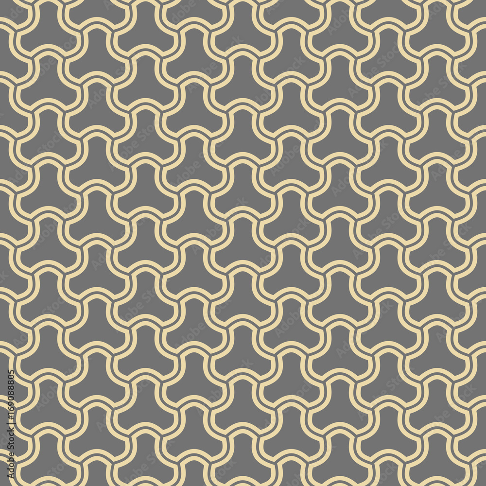 Seamless vector ornament. Modern background. Geometric modern golden pattern Seamless vector ornament. Modern background. Geometric modern golden pattern