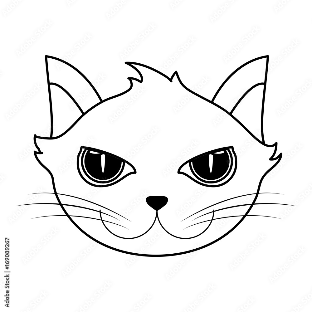 cat house pet icon image vector illustration design
