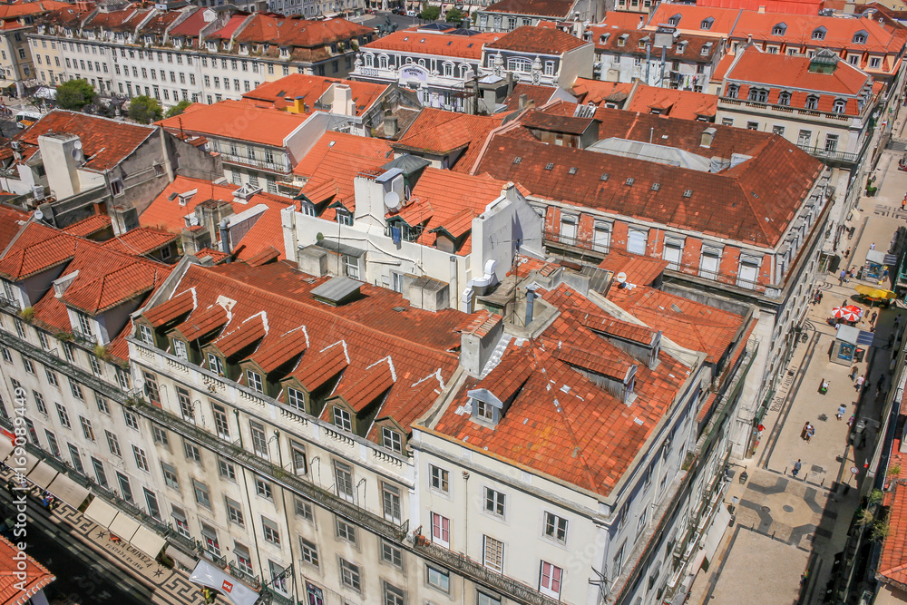 Naklejka premium Lisbon Rooftops, Portugal