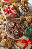 Christmas chocolate cookies