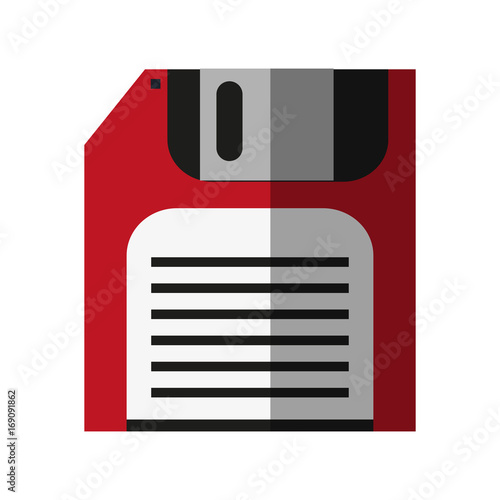 diskette or floppy disk icon image vector illustration design