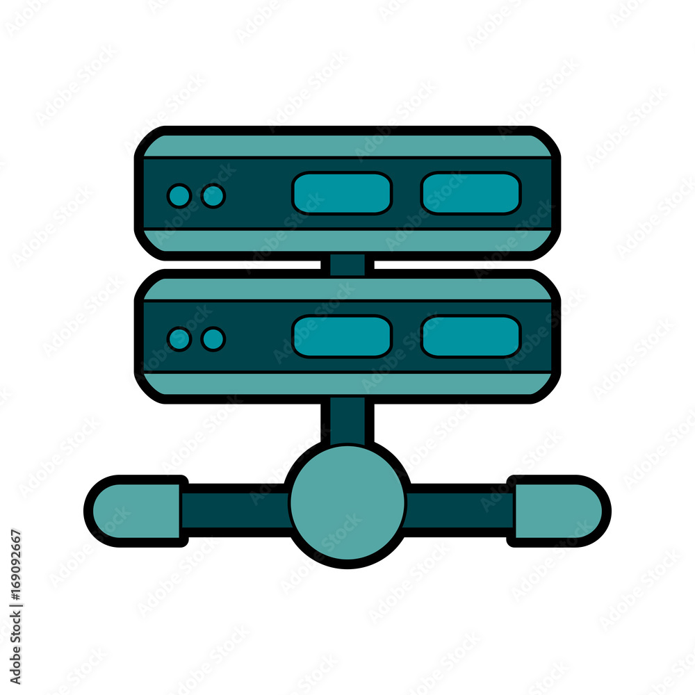 servers web hosting related icons icon image vector illustration design servers web hosting related icons icon image vector illustration design