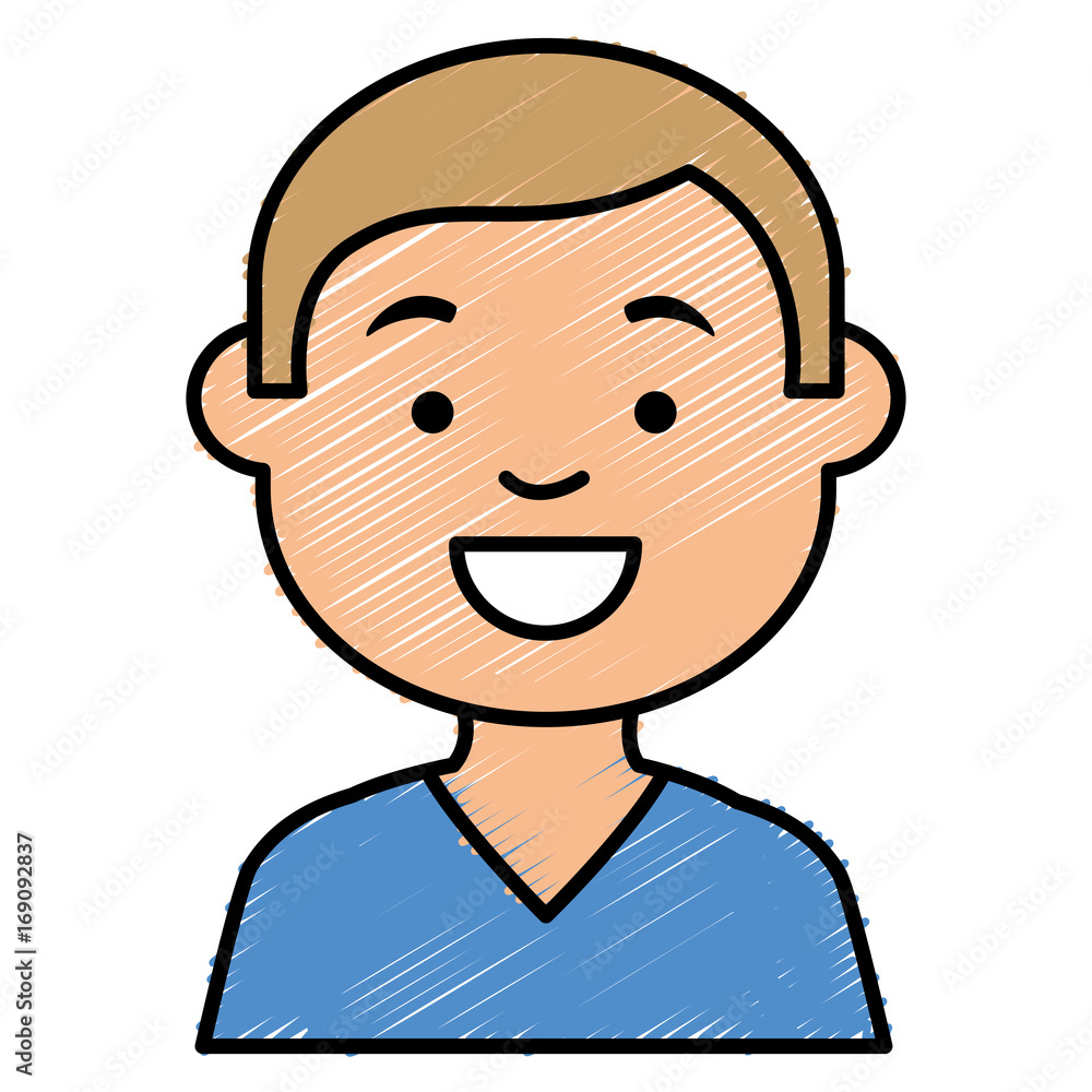 young man avatar character vector illustration design young man avatar character vector illustration design