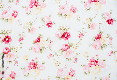 Vintage floral fabric
