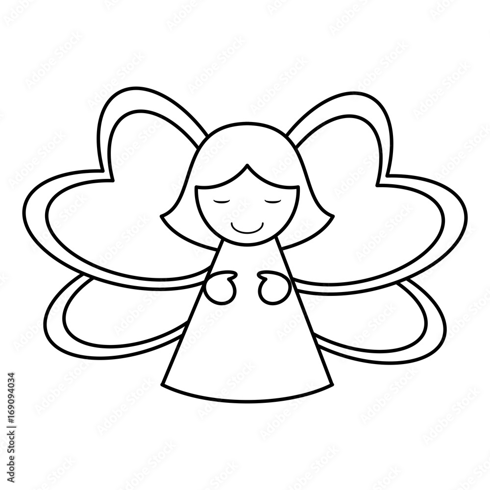 female angel icon image vector illustration design female angel icon image vector illustration design