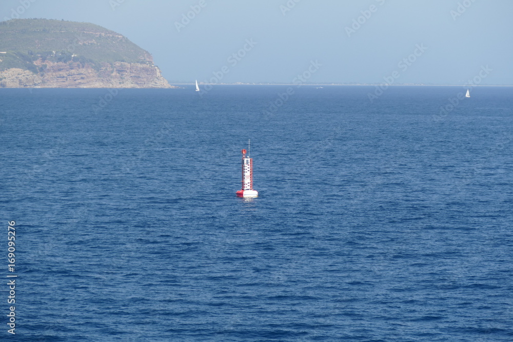 Fototapeta premium Balise en mer