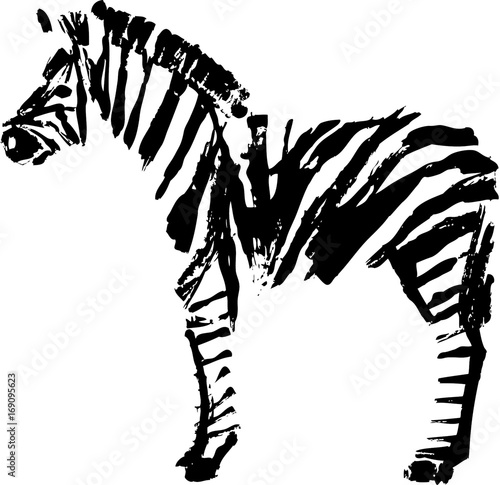 Zebra Abstrakt