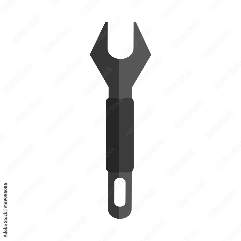 wrench tool icon image vector illustration design