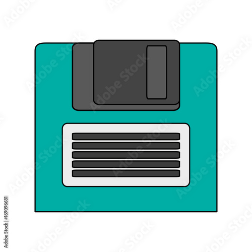 diskette or floppy disk icon image vector illustration design