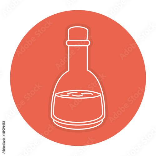 oil bottle spa product vector illustration design